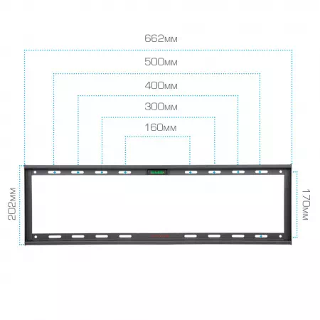 Настенный кронштейн для LED/LCD телевизоров Arm media STEEL-1 BLACK