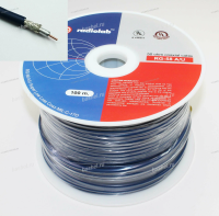 Кабель 50 Ом Radiolab RG-58 A/U blue Super Low Loss Coax MIL-C-17D PEEG UVR (медь, бухта, 100м) моно жила