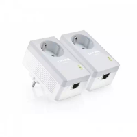 Комплект PLC адаптеров Tp-Link TL-PA4010PKIT (с проходной розеткой)