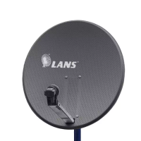 Спутниковая антенна Lans 0.97 м перфорированная без кронштейна (темная)