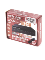 Телевизионная эфирная цифровая приставка World Vision T624A