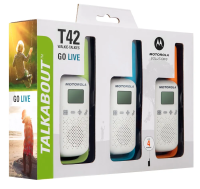 Портативная радиостанция Motorola T42 (3 шт) белая
