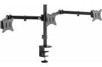 FMT73B Uniteki Крепление для трех мониторов к столу на струбцине