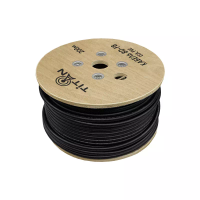 Кабель VEGATEL 8D-FB (Titan, черный, бухта, 200 м.)