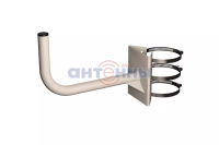 Кронштейн на столб 0.6 гнутый (2 косынки) вариант 1